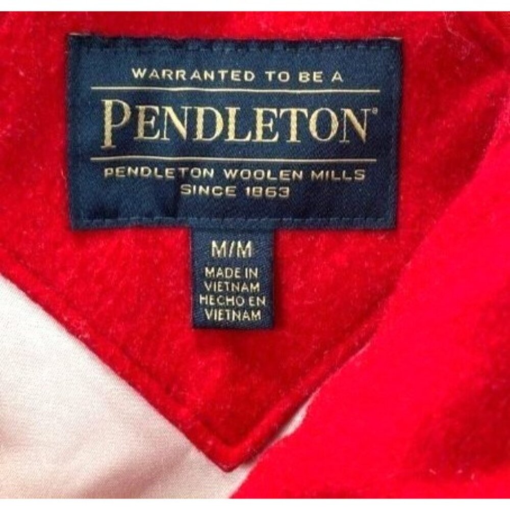 Pendleton Women's Red Wool Blend‎ Mid-Length Coat Size M - Picture 2 of 5